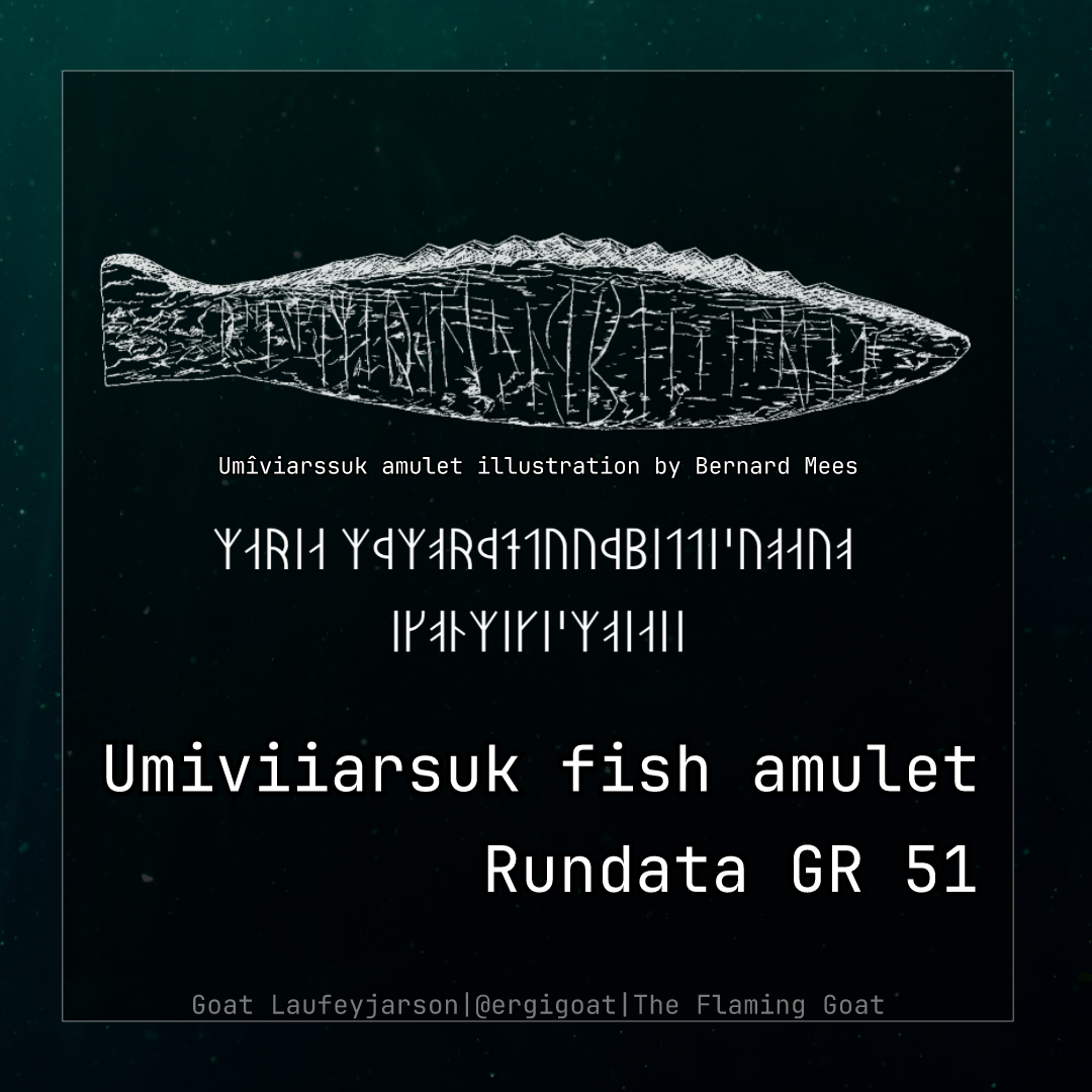 Umiviiarsuk fish amulet 🐟